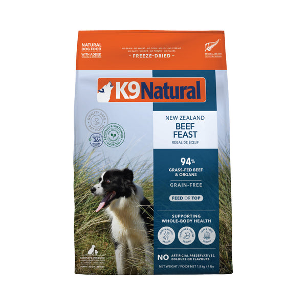 K9 Natural Freeze Dried Beef