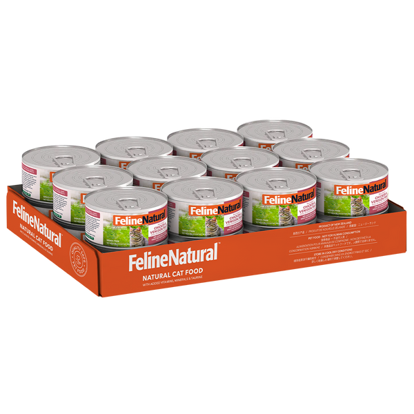 Feline Natural Canned Chicken & Venison 85gm /24 Cans