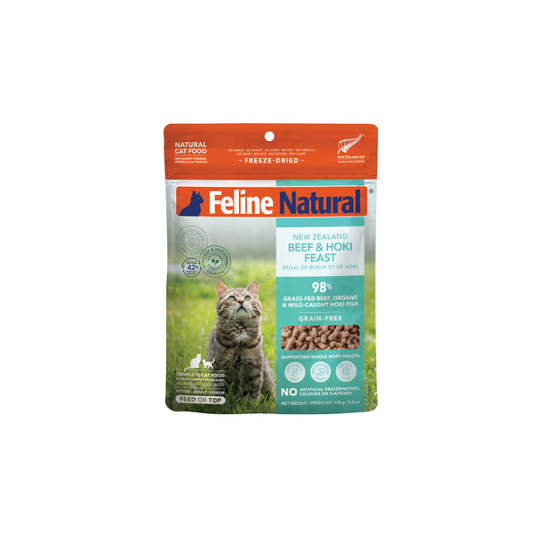 Feline Natural Freeze Dried Beef & Hoki