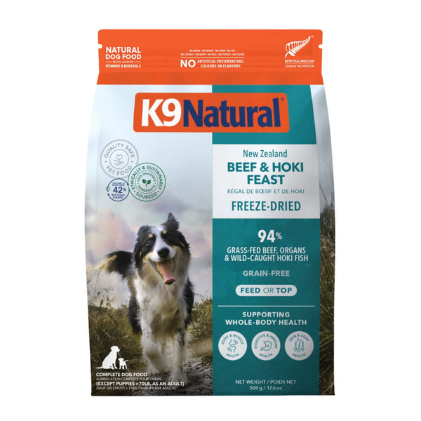 K9 Natural Freeze Dried Beef & Hoki