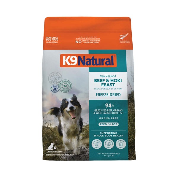 K9 Natural Freeze Dried Beef & Hoki