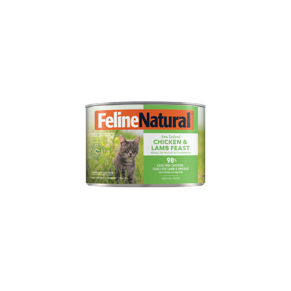 Feline Natural Canned Chicken & Lamb 170gm / 12 Cans