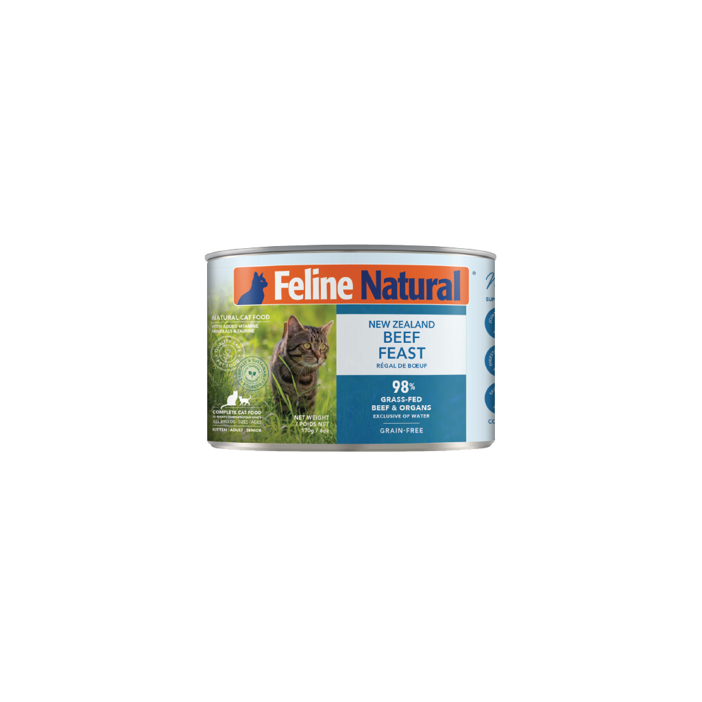 Feline Natural Canned Beef 170gm /12 Cans