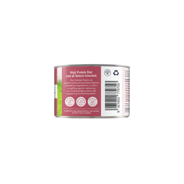 Feline Natural Canned Chicken & Venison 170gm /12 Cans
