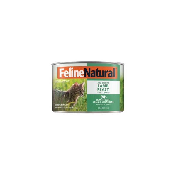 Feline Natural Canned Lamb 170gm /12 Cans