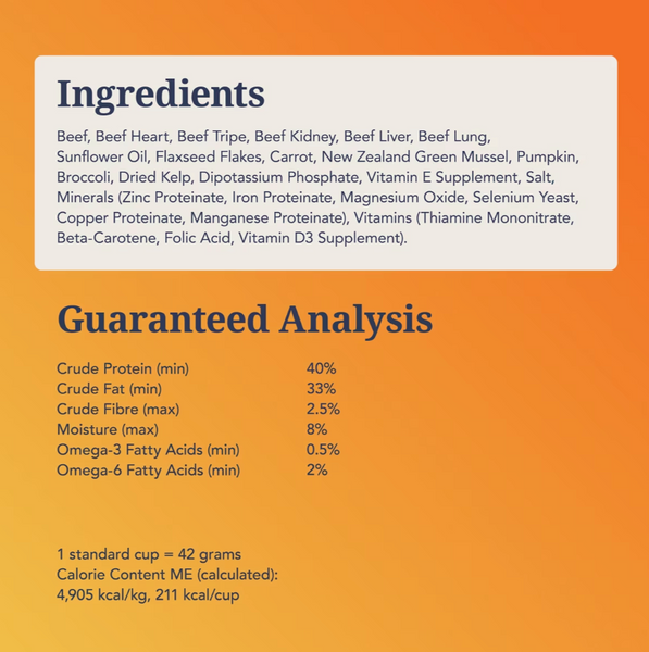 K9 Natural Freeze Dried Beef