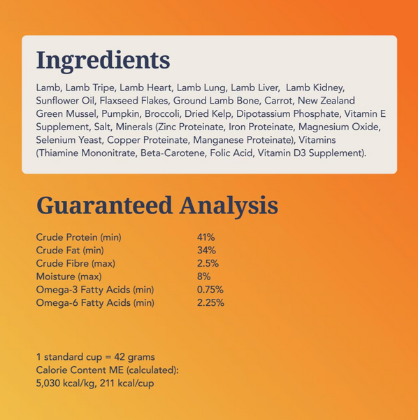 K9 Natural Freeze Dried Lamb