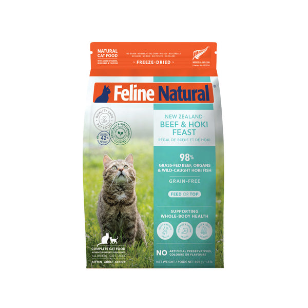 Feline Natural Freeze Dried Beef & Hoki