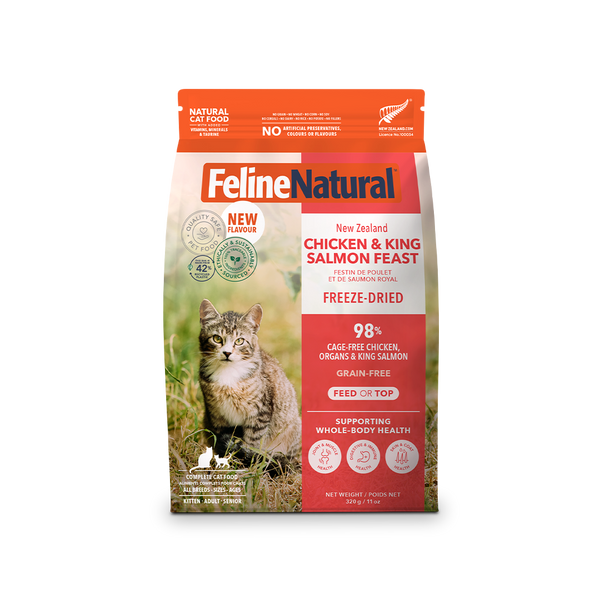 Feline Natural Freeze Dried Chicken & Salmon