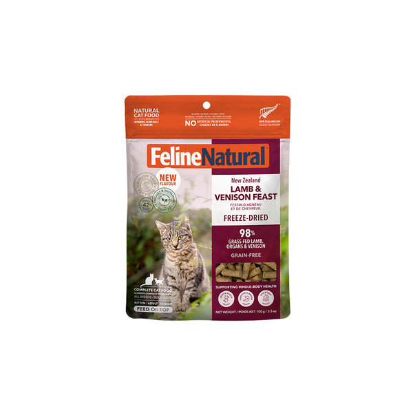 Feline Natural Freeze Dried Lamb & Venison