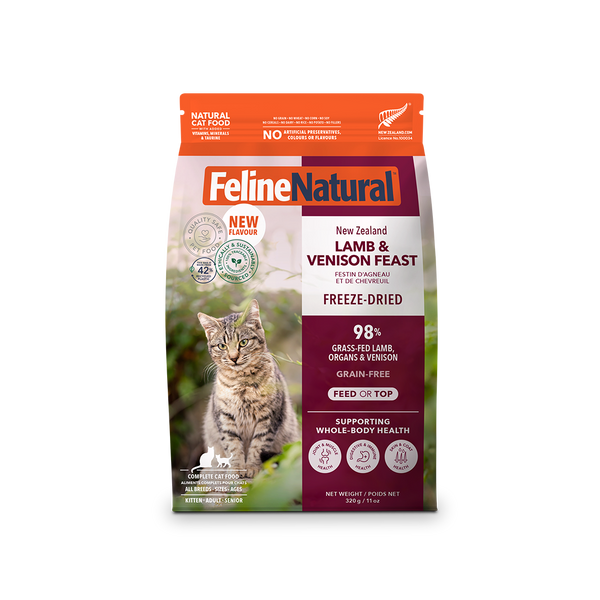Feline Natural Freeze Dried Lamb & Venison