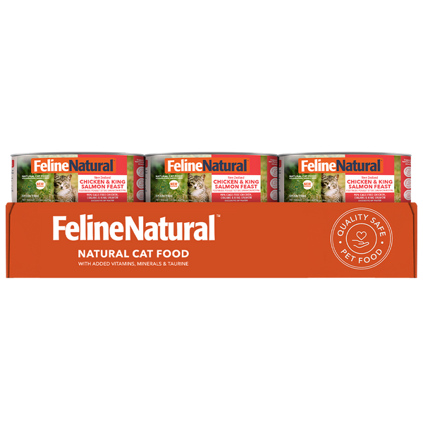 Feline Natural Canned Chicken & Salmon 85gm /24 Cans