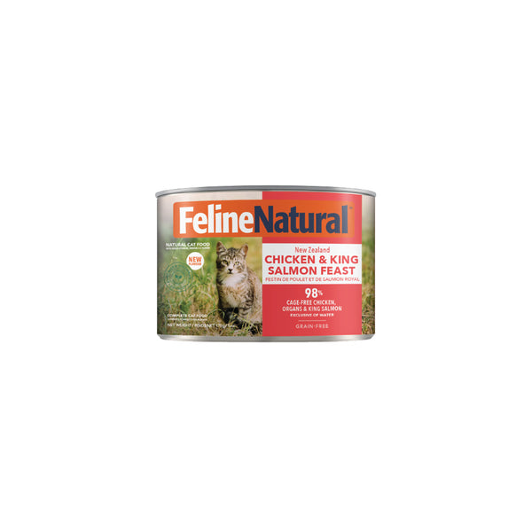 Feline Natural Canned Chicken & Salmon 170gm /12 Cans