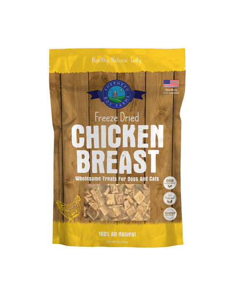 SBF Freeze Dried Chicken Breast Treats 3oz