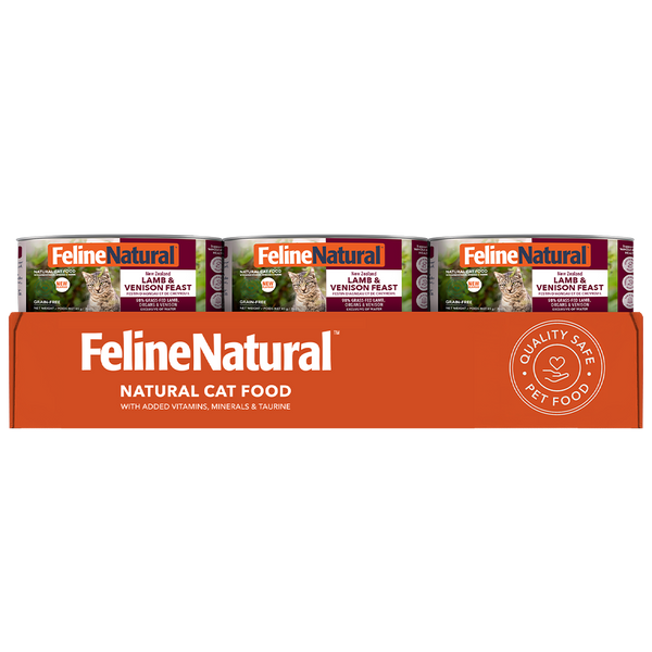 Feline Natural Canned Lamb & Venison 85gm /24 Cans