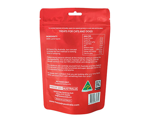 FDA Lamb Hearts 100gm