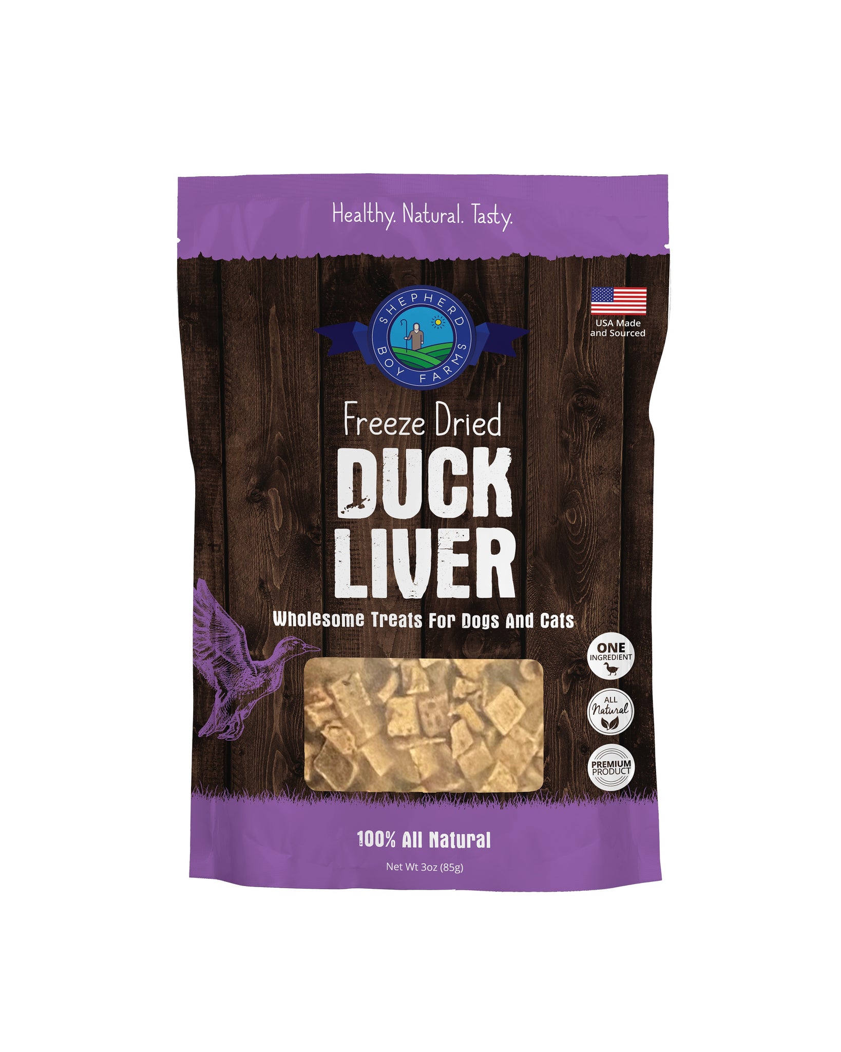 SBF Freeze Dried Duck Liver Treats 3oz