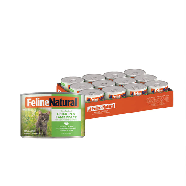 Feline Natural Canned Chicken & Lamb 170gm / 12 Cans