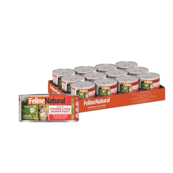 Feline Natural Canned Chicken & Salmon 85gm /24 Cans