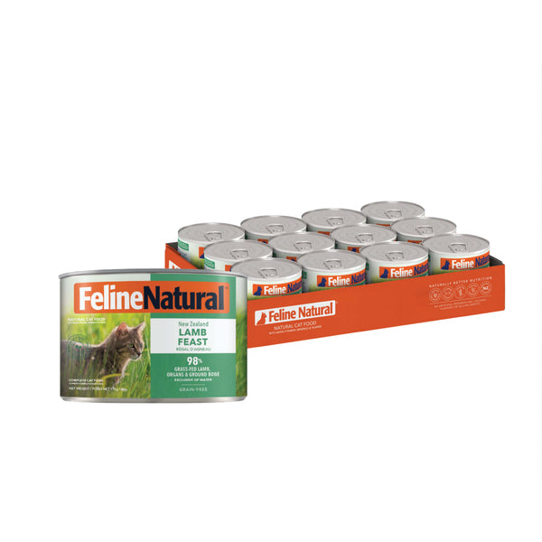 Feline Natural Canned Lamb 170gm /12 Cans