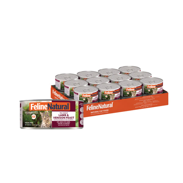 Feline Natural Canned Lamb & Venison 85gm /24 Cans