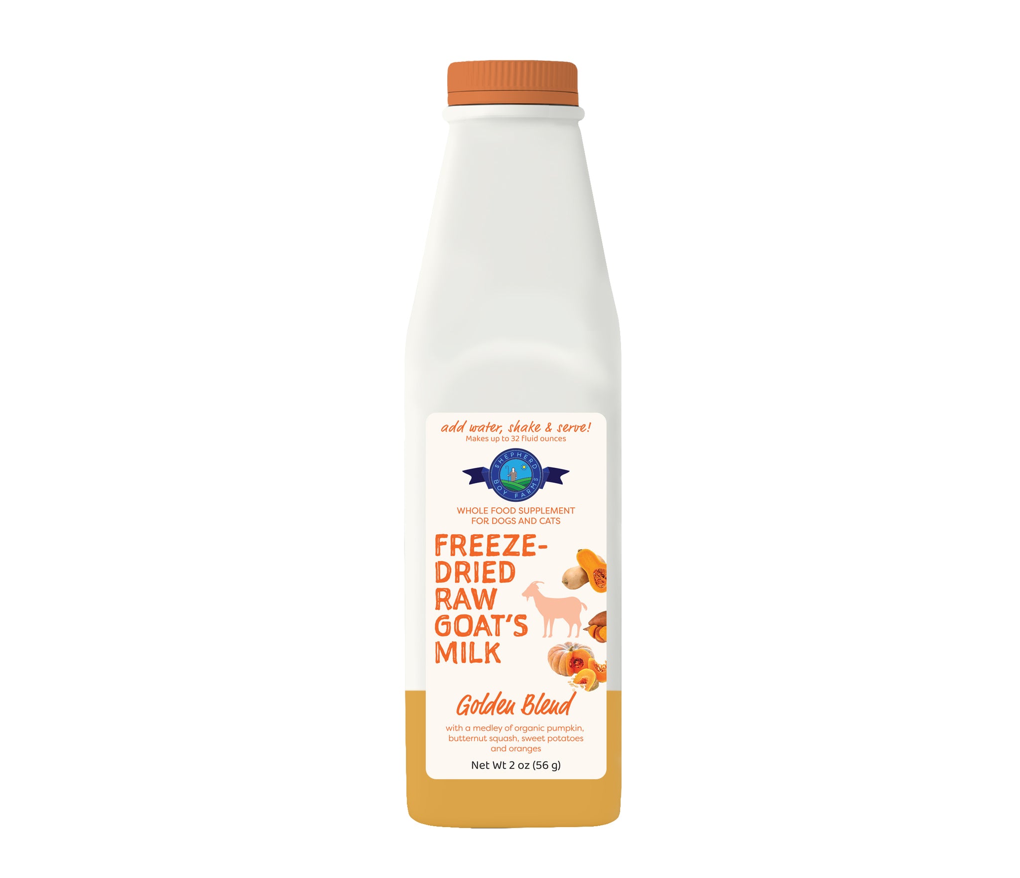 SBF Freeze Dried Raw Goat Milk Golden Blend