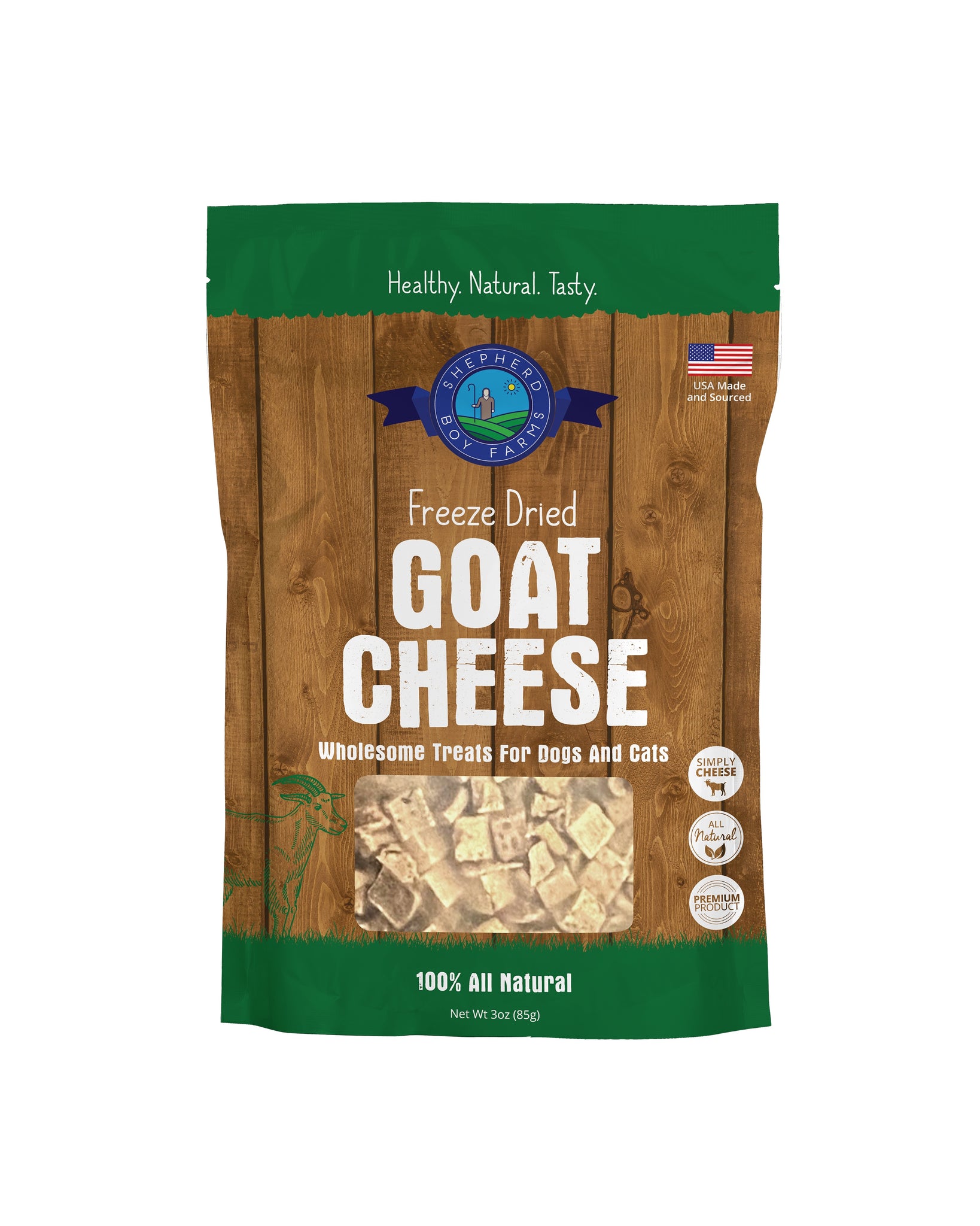 SBF Freeze Dried Goat Cheese Treats 3oz