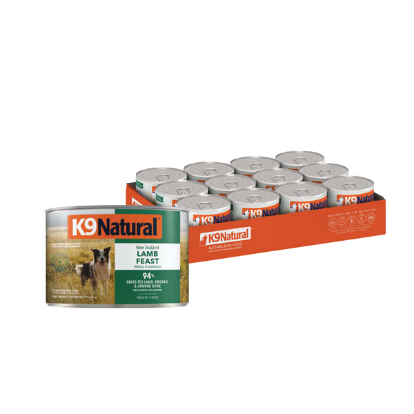 K9 Natural Canned Lamb 170gm /12 Cans