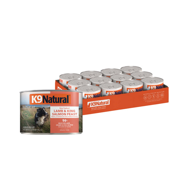 K9 Natural Canned Lamb & Salmon 170gm /12 Cans