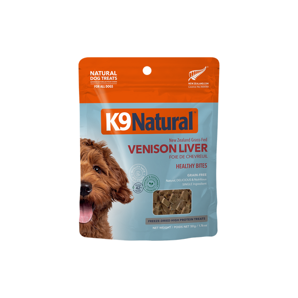 K9 Natural Freeze Dried Venison Liver 50g