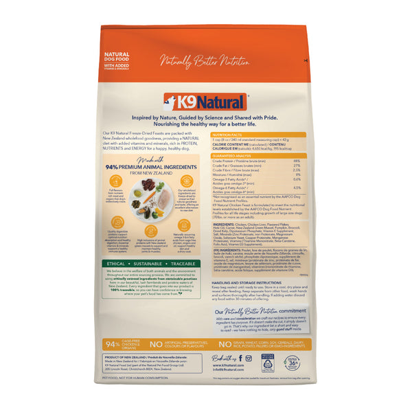 K9 Natural Freeze Dried Chicken