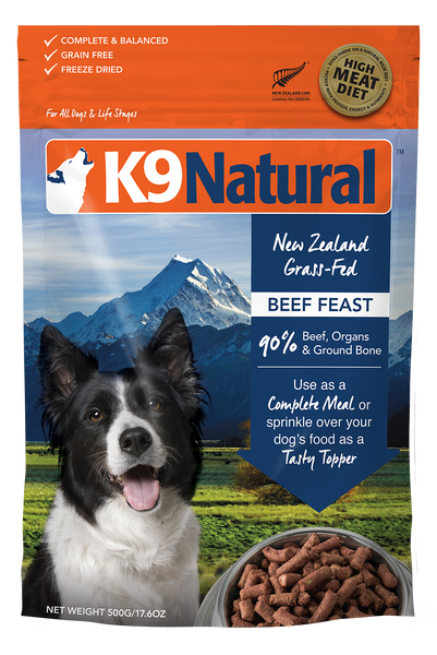 K9 Natural Freeze Dried Beef