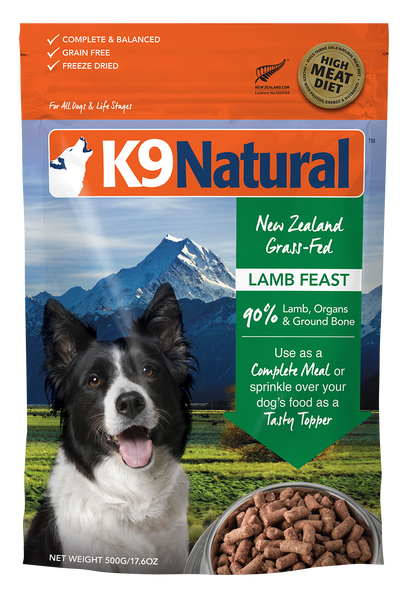 K9 Natural Freeze Dried Lamb