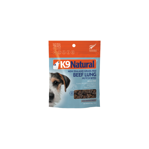 K9 Natural Beef Lung Protein Bites