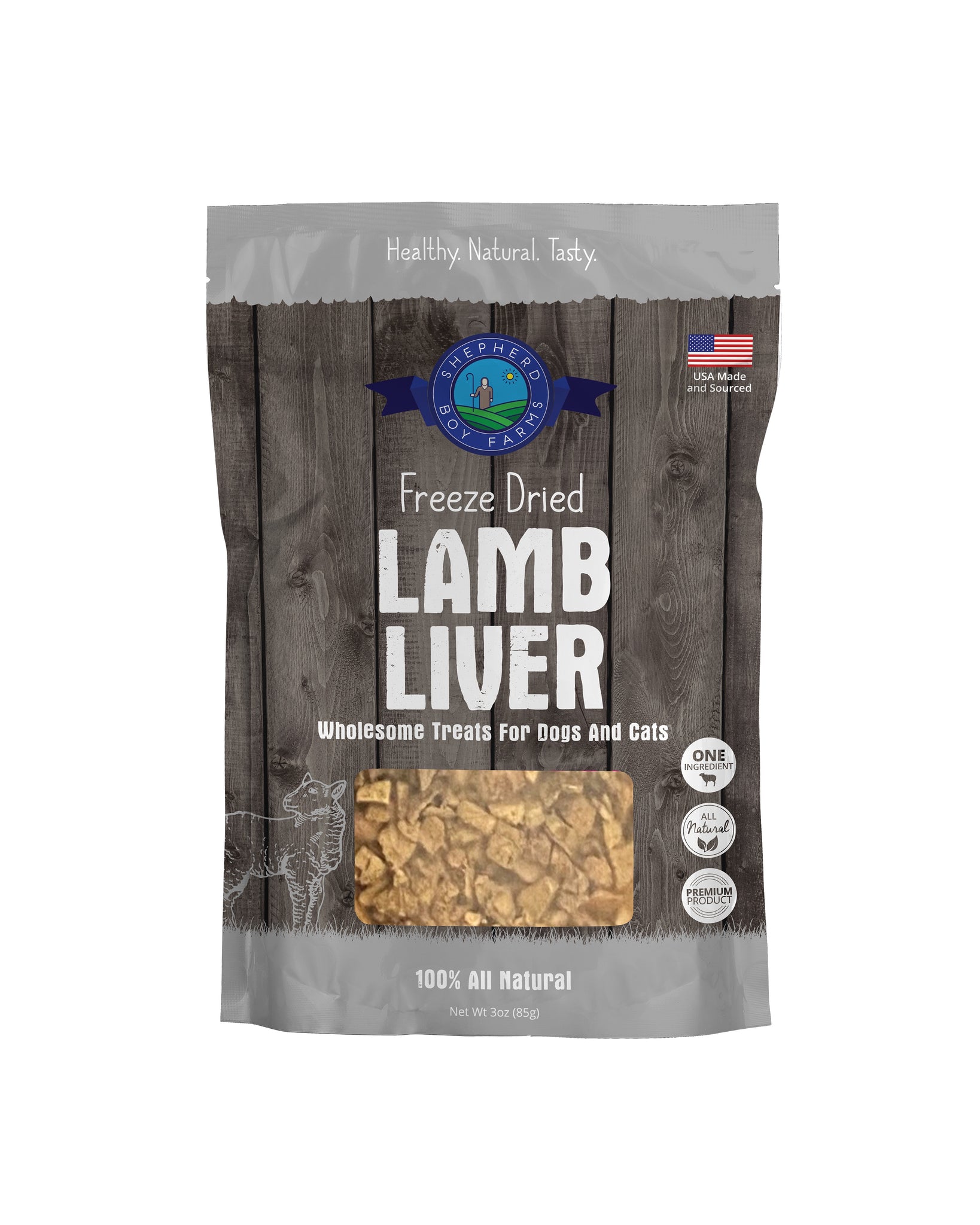 SBF Freeze Dried Lamb Liver Treats 3oz