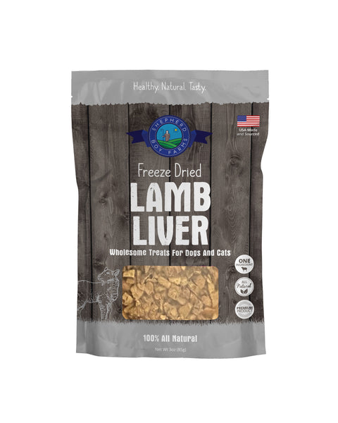 SBF Freeze Dried Lamb Liver Treats 3oz