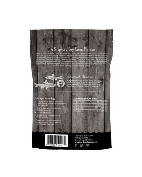 SBF Freeze Dried Minnows Treats 2oz