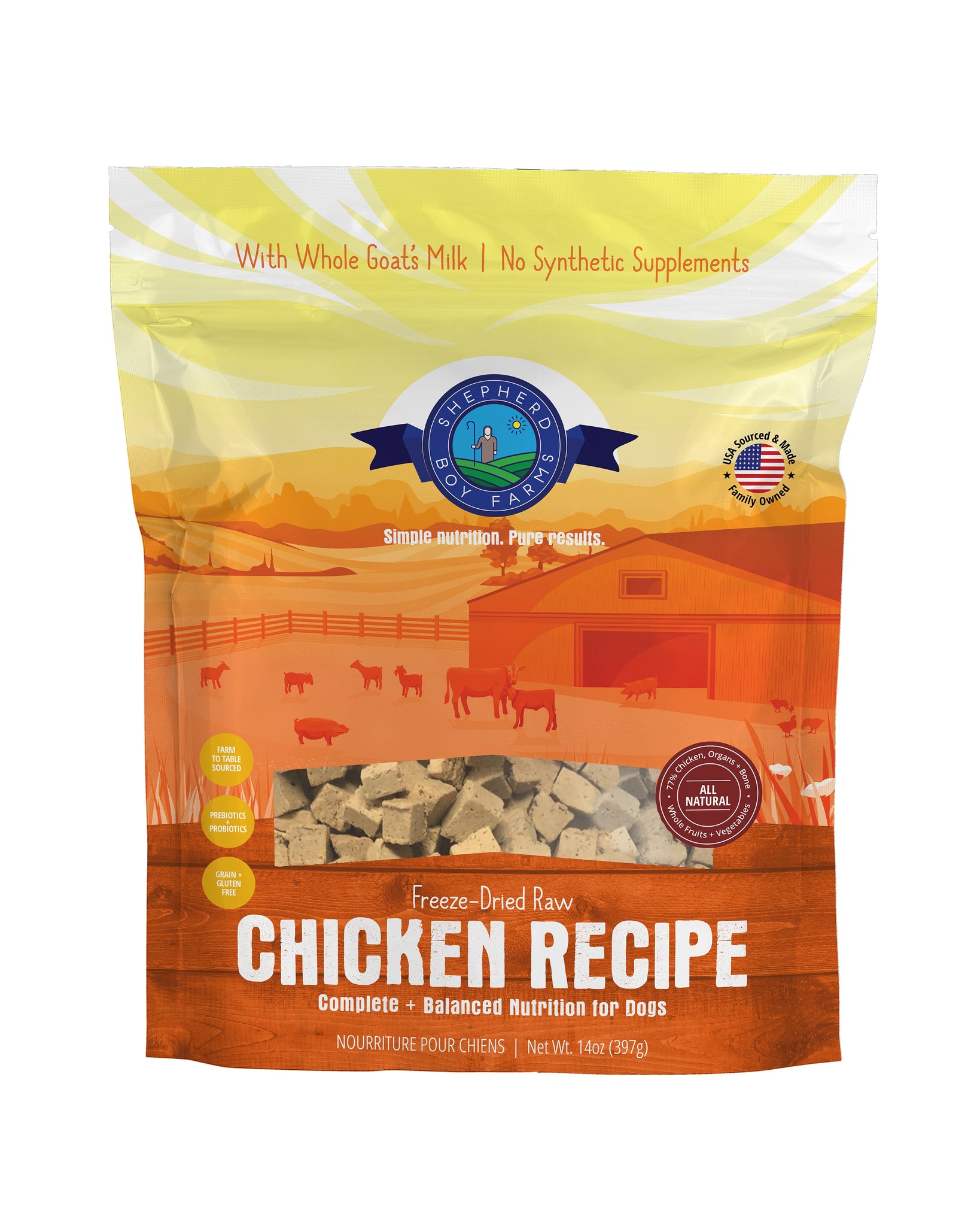 SBF Freeze Dried Chicken Recipe 14oz