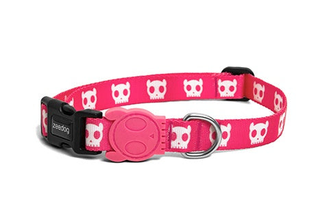 Pink Skull Collar
