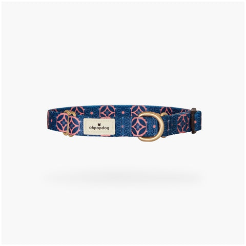 Baba Navy Martingale Nylon Collar