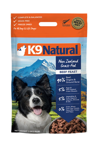 K9 Natural Freeze Dried Beef