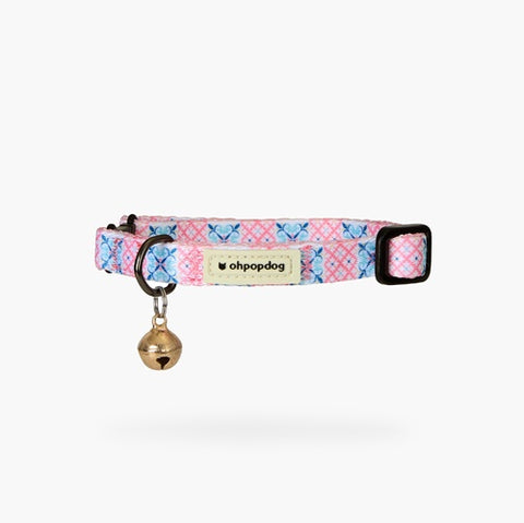 Bibik Pink B Nylon Cat Collar