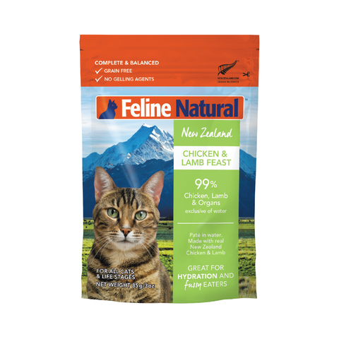 Feline Natural Pouched Chicken & Lamb