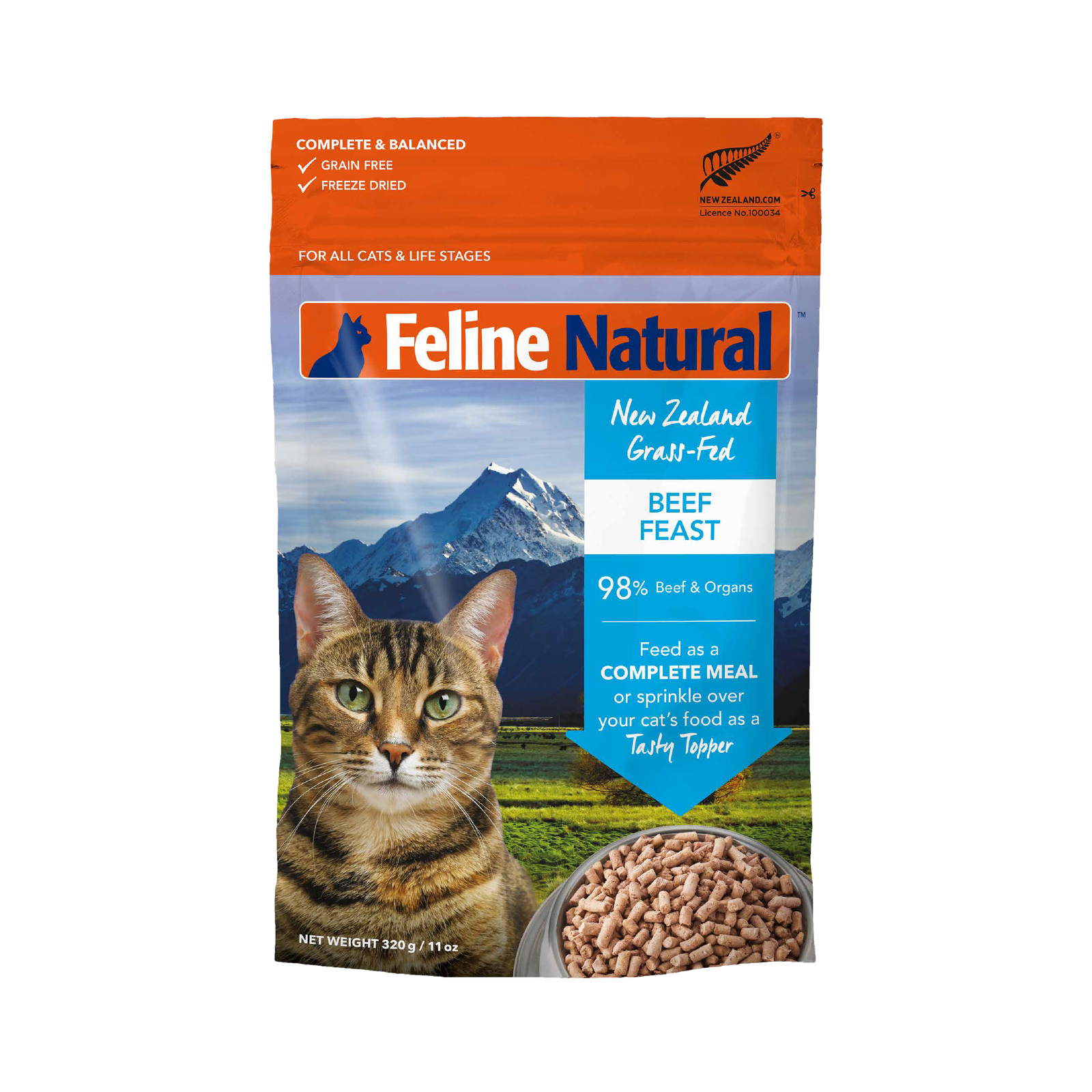 Feline Natural Freeze Dried Beef