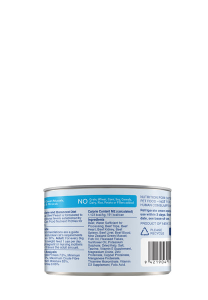 Feline Natural Canned Beef 170gm /12 Cans