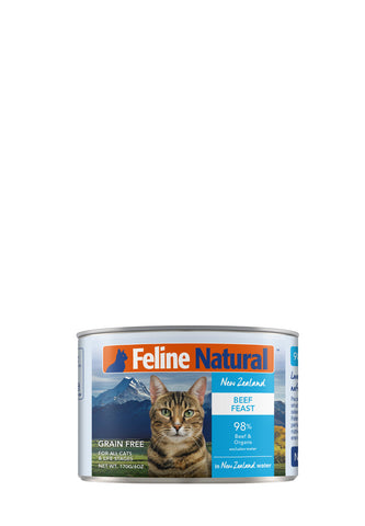 Feline Natural Canned Beef 170gm /12 Cans