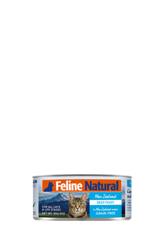 Feline Natural Canned Beef 85gm /24 Cans