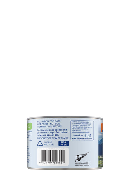 Feline Natural Canned Chicken & Lamb 170gm / 12 Cans