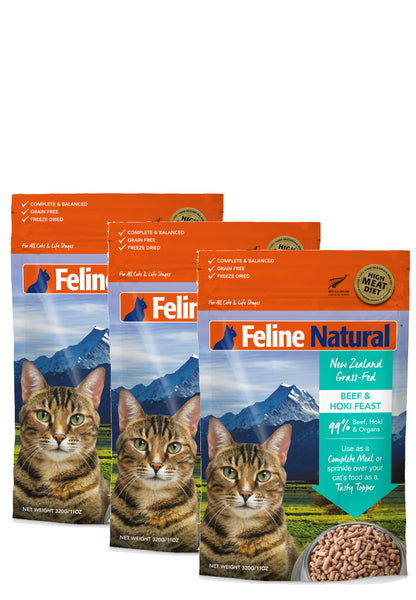 Feline Natural Freeze Dried Beef & Hoki / Buy 2 get 1 Free