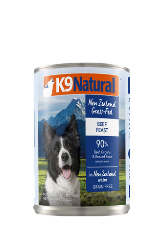 K9 Natural Canned Beef 370gm /12 Cans